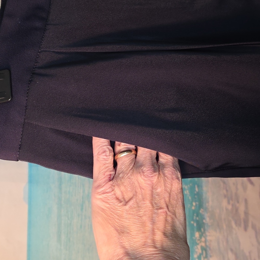 Tuckernuck Duncan Pleated Navy Dress Pants In Size 10 - Picture 6 of 8